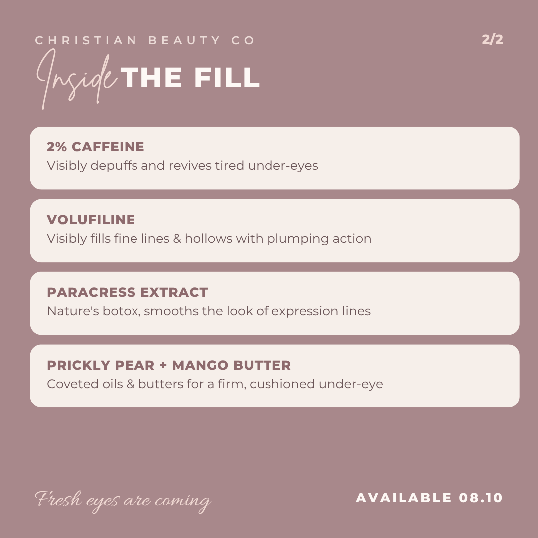The Fill Effect Eye Cream - 2% Caffeine + Volufiline