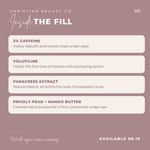 The Fill Effect Eye Cream - 2% Caffeine + Volufiline