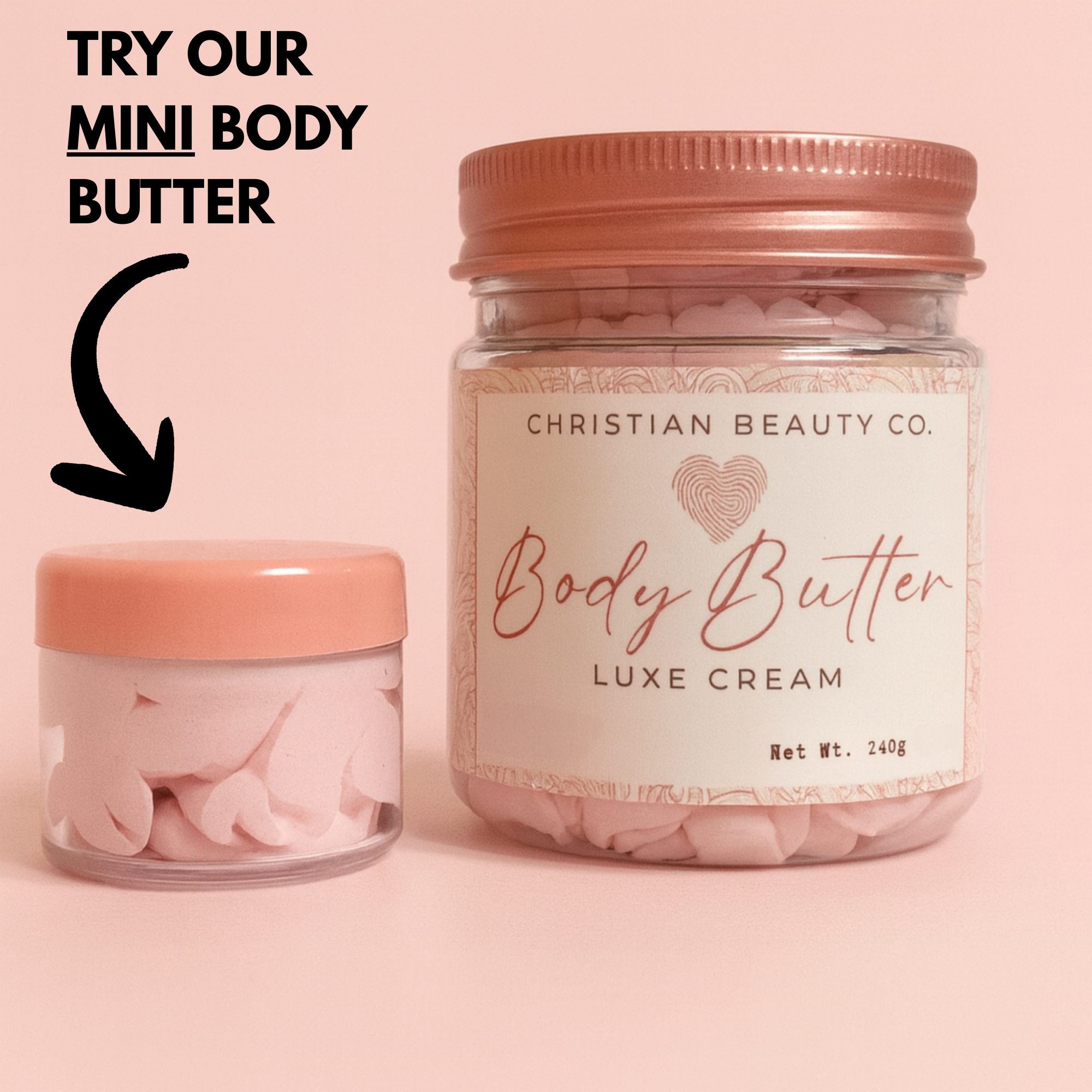 Mini - Organic Body Butter Luxe Cream 5oz (Copy)