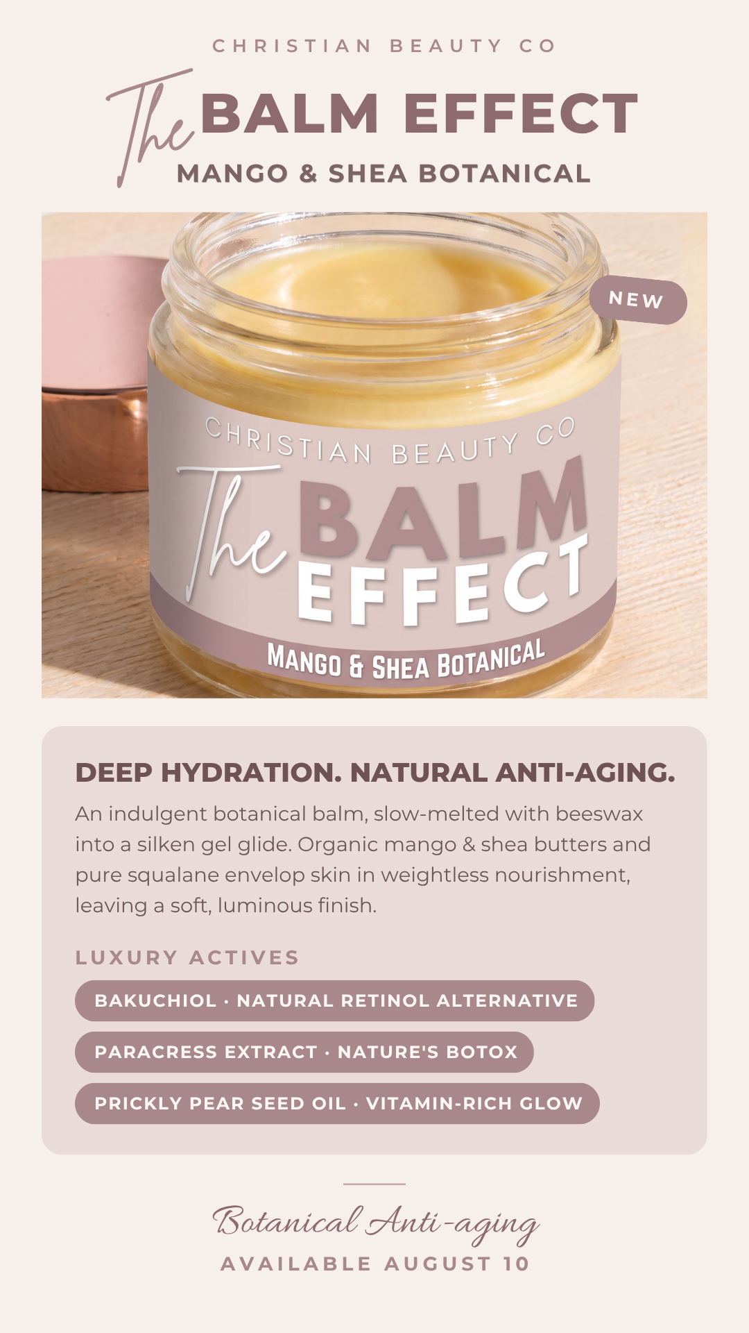 The Balm Effect - Mango & Shea Botanical PRE-ORDER