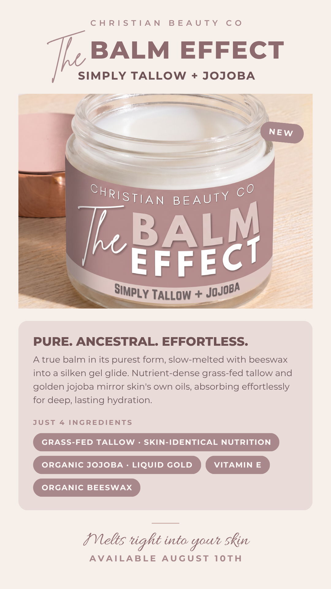 The Balm Effect - Simply Tallow + Jojoba PRE-ORDER
