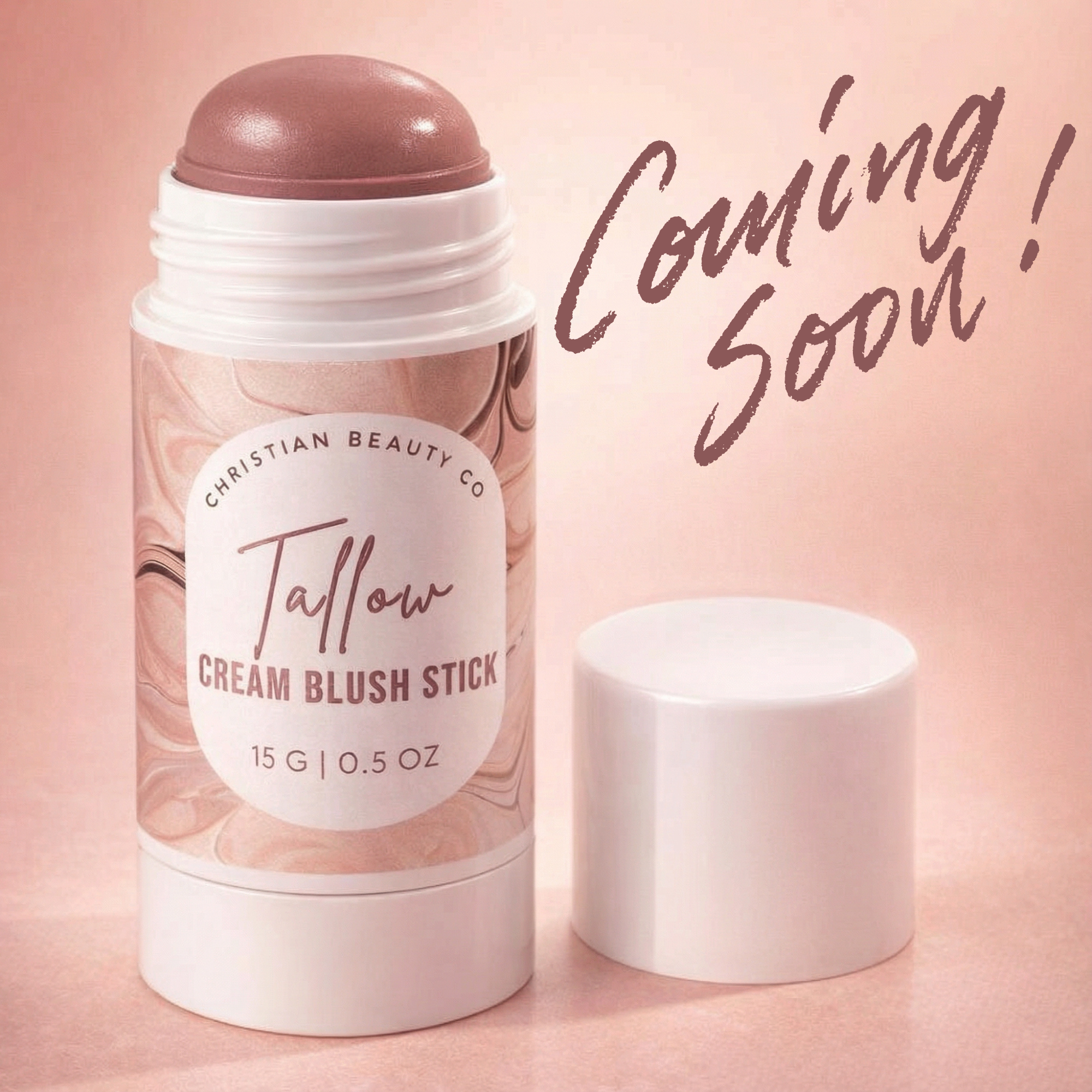 Tallow Cream Blush Stick - Coming Soon!