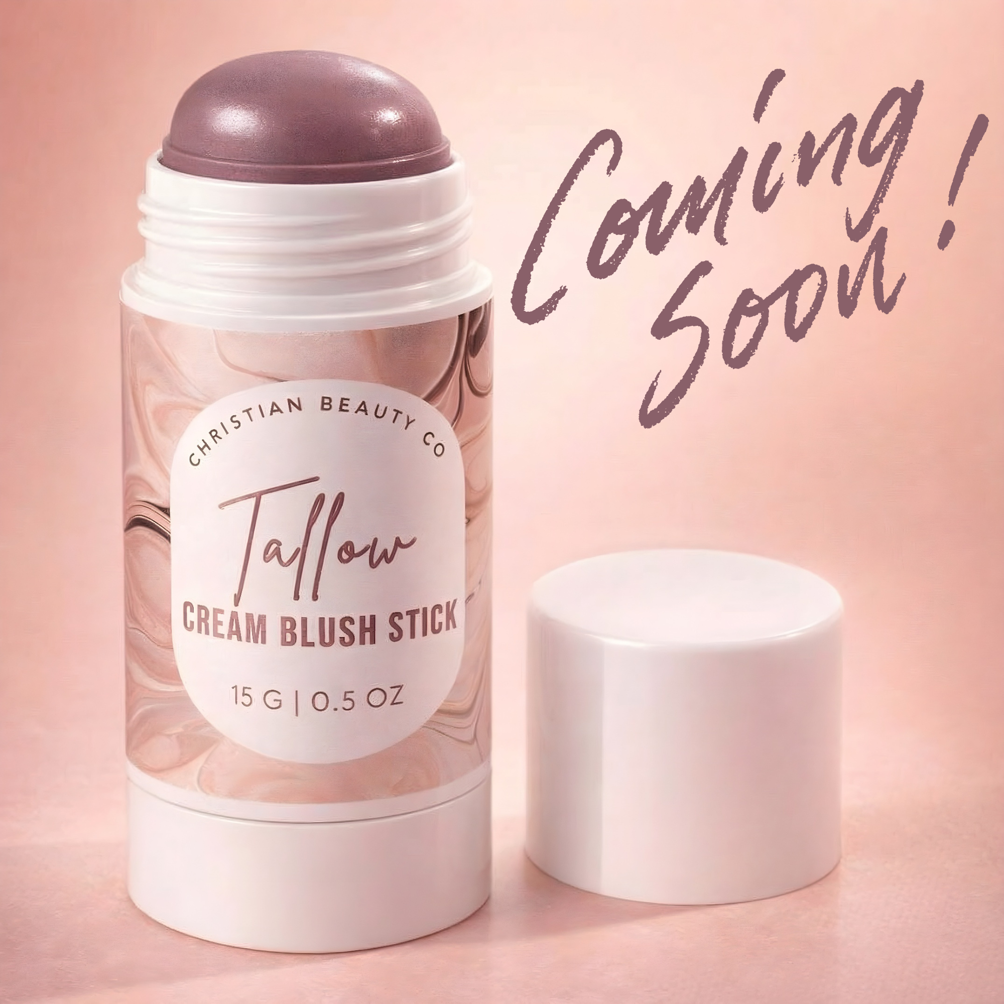Tallow Cream Blush Stick - Coming Soon!