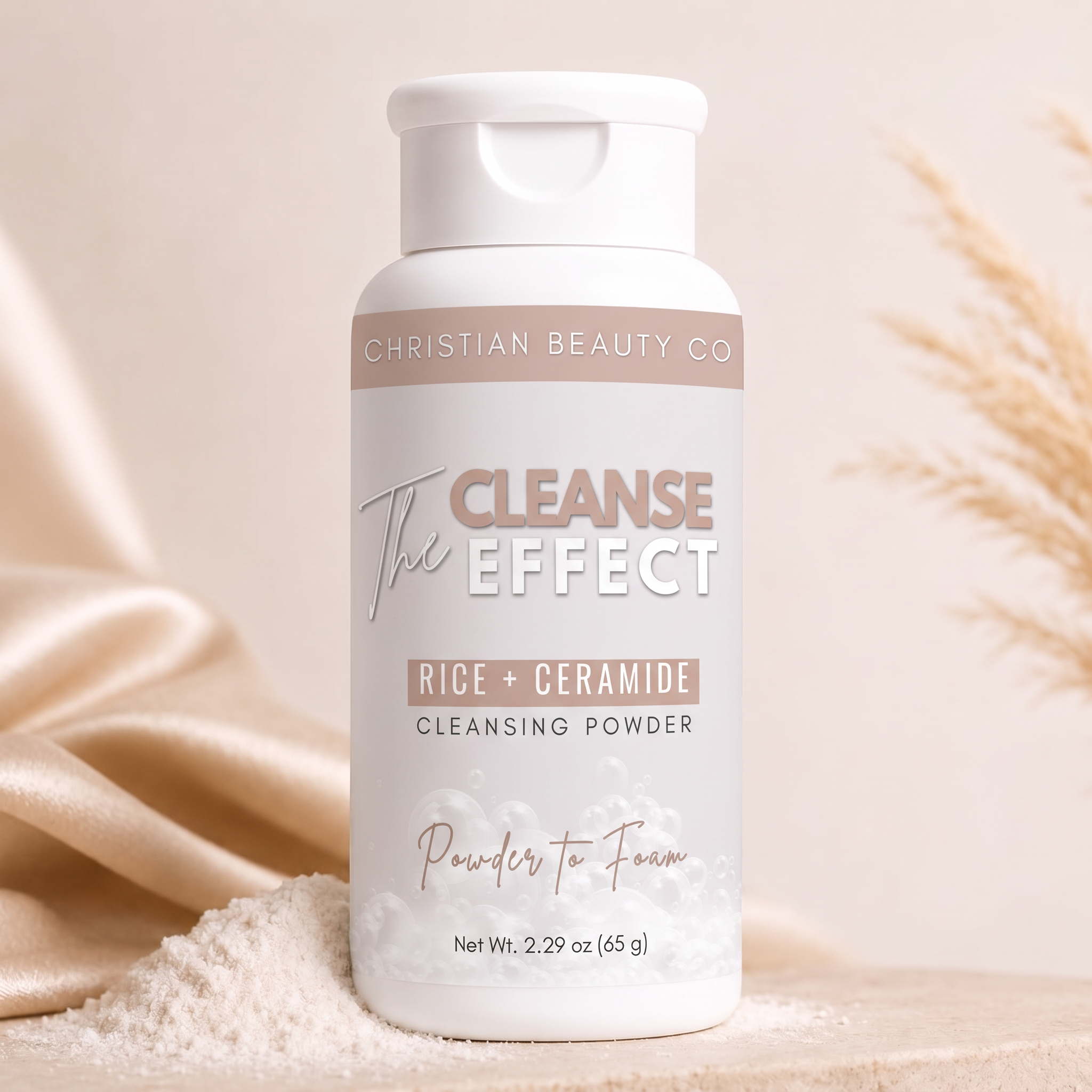 Rice Ceramide Cleansing Powder - The Cleanse Effect  2.29 oz (65g)