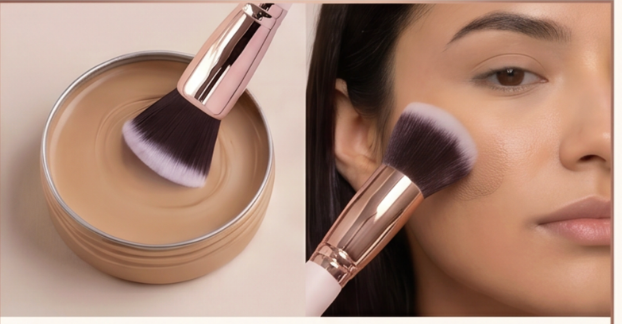 Brush buffing